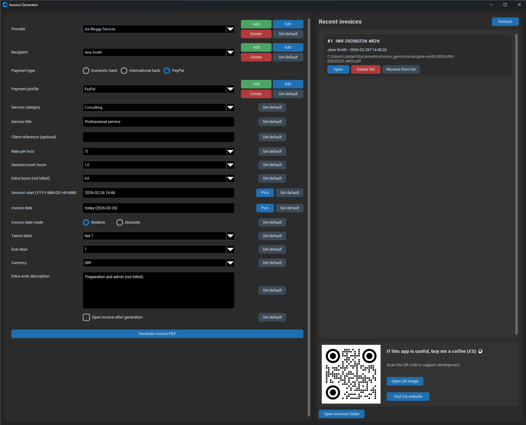 Invoice_gen main workflow